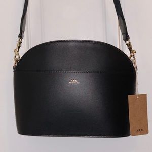 a.p.c. gaby leather shoulder bag NWT